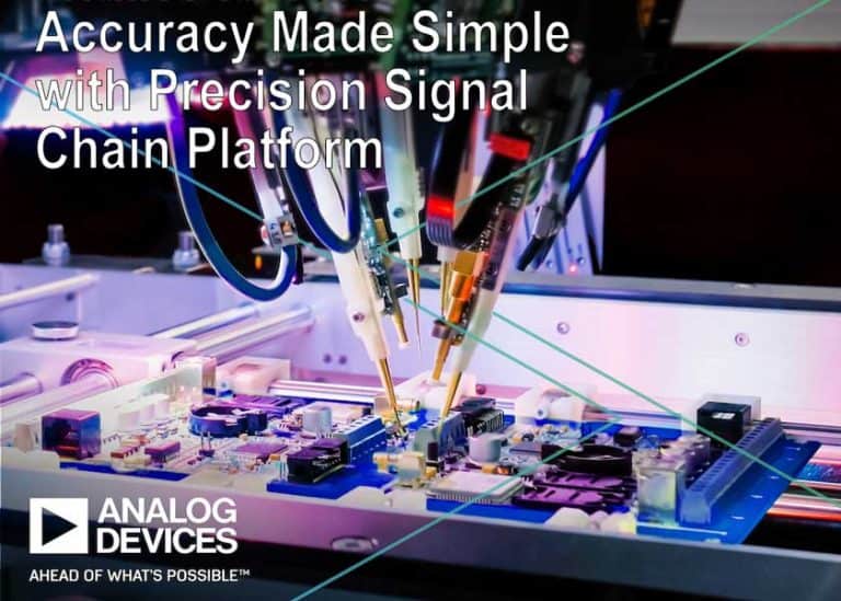 Accuratezza garantita con la piattaforma di precisione di Analog Devices