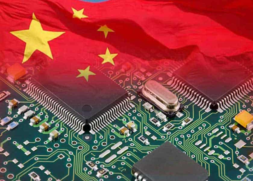 Crollano le importazioni cinesi di chip