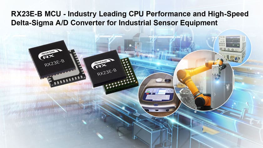 Renesas RX23E-B con Front-End analogico