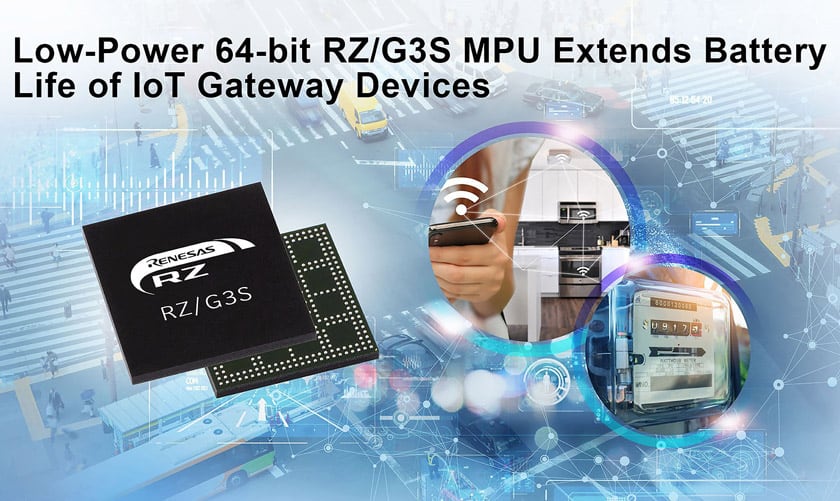 Renesas lancia i microprocessori RZ/G3S a 64-bit