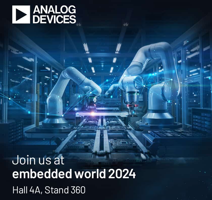Analog Devices a Embedded World 2024