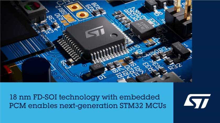 Da STMicroelectronics MCU <20 nm