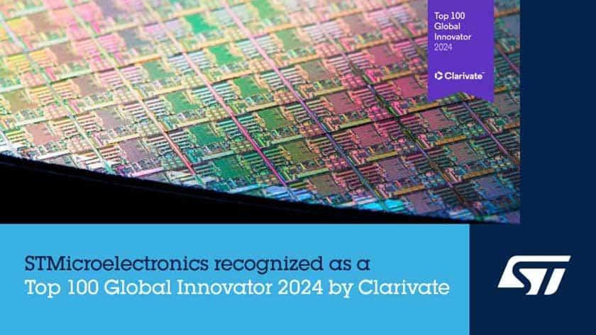 STMicroelectronics è Top 100 Global Innovator