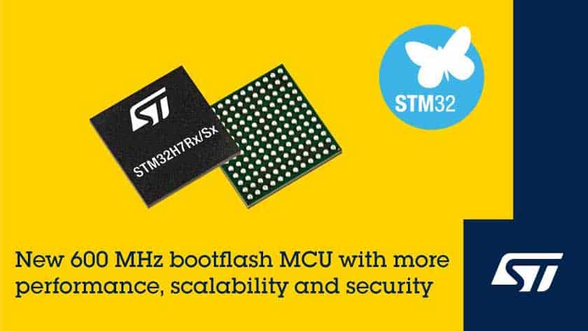 MCU STM32H7R/S ad alte prestazioni da STMicroelectronics