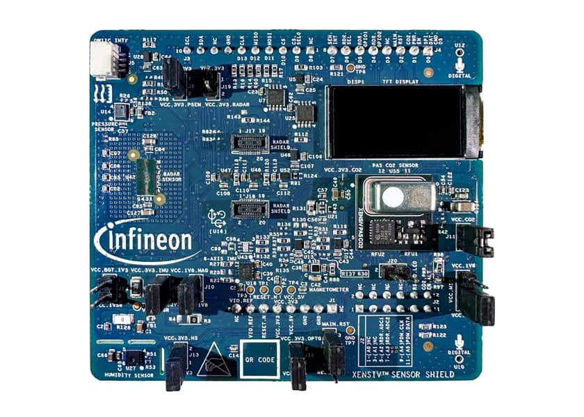 Infineon presenta XENSIV Sensor Shield per Arduino