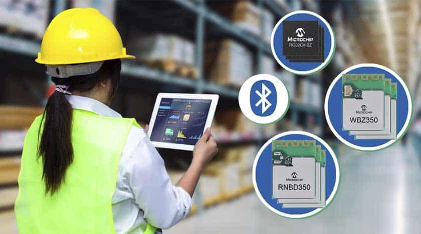 12 nuovi Bluetooth Low Energy da Microchip