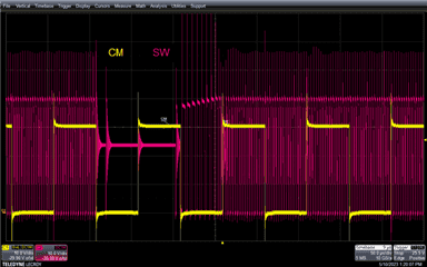Mitigazione CMTI flyback PSR SiC