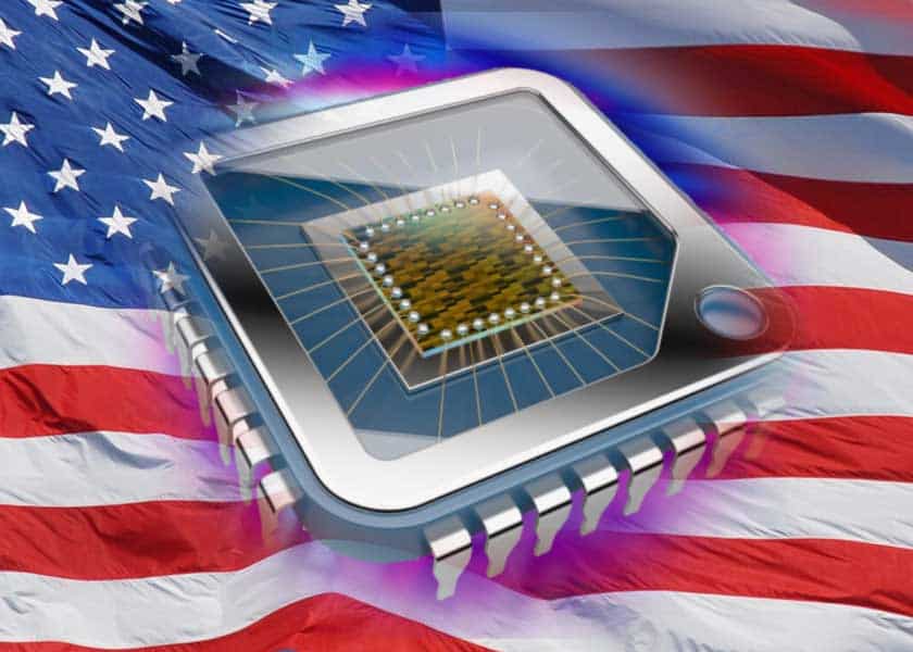 Produzione chip USA