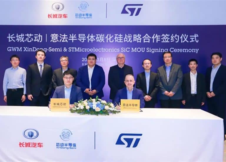 STMicroelectronics firma con la cinese Xindong-Semi un memorandum d’intesa per la fornitura di dispositivi SiC