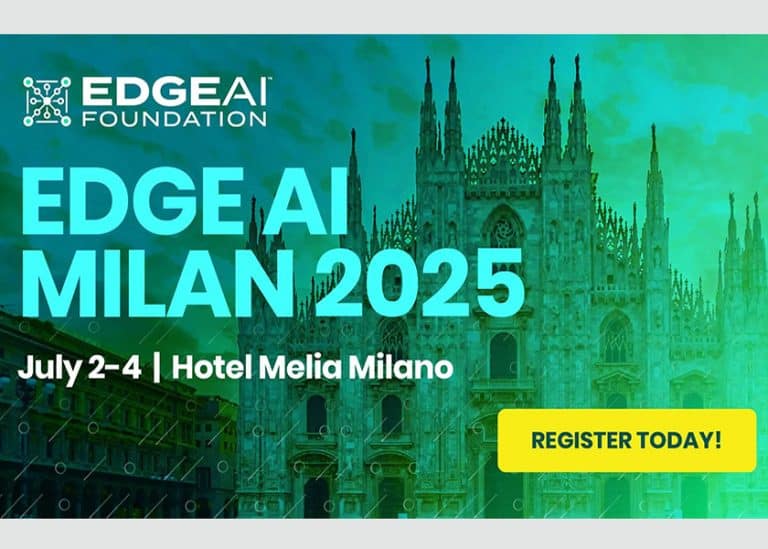 STMicroelectronics tra i protagonisti del prossimo evento della EDGE AI FOUNDATION in programma a Milano dal 2 al 4 luglio