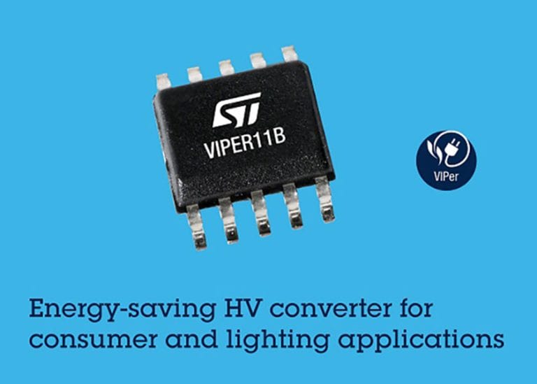 Da STMicroelectronics nuovi convertitori ad alta tensione offline VIPer11B
