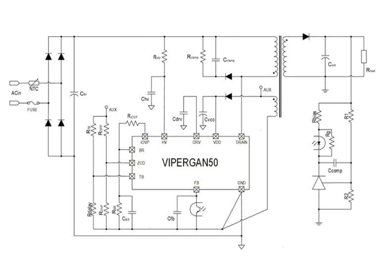 Da STMicroelectronics nuovi convertitori flyback GaN per semplificare la progettazione e ridurre il rumore