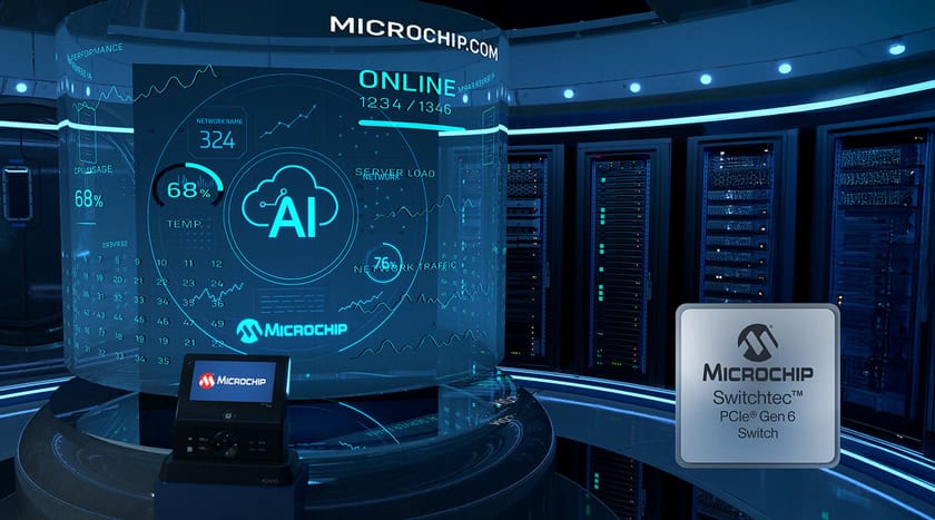 Microchip Switchtec Gen 6 PCIe