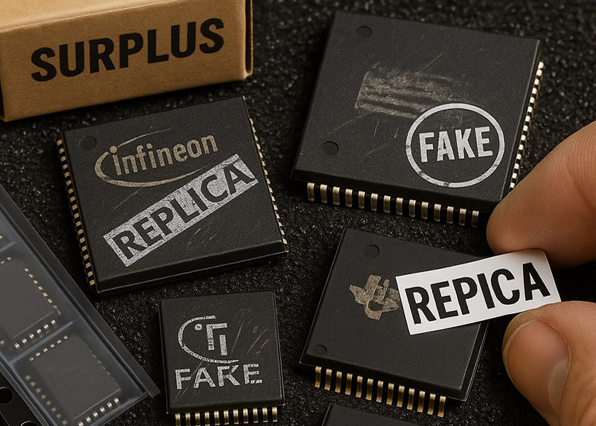Chip contraffatti e contrabbando di semiconduttori