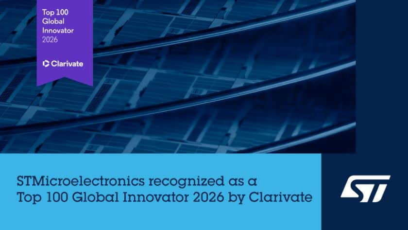 STMicroelectronics Top 100 Global Innovators 2026