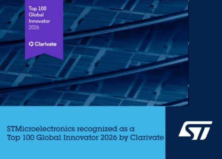 STMicroelectronics tra le 100 aziende più innovative al mondo per il 2026