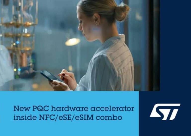 STMicroelectronics presenta il primo chip mobile sicuro ST54M con crittografia post-quantistica